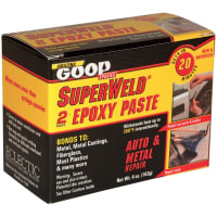 Eclectic Products SuperWeld Epoxy Paste, Automative, 4 oz, Set: 15 mins, Cure: 2.5 hrs, Dry: 4 hrs