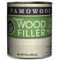 Eclectic Products Famowood Latex Based Wood Filler, Ash, 1 Quart, SL: 1.5 yrs, Nitrocellulose Lacquer