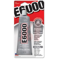 Eclectic Products E6000 MV, 3.7 oz, Automtoive and Industrial Adhesive, w/ Applicator Nozzle, Carded