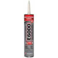 Eclectic Products E6000 MV, 10.2 oz, Cartridge, Clear, Industrial Strength, Medium Viscosity, Waterproof