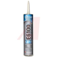 Eclectic Products E6100 Multipurpose Pro Grade Adhesive, 10.2 oz, White, Non Sag, 24-72 hour Cure Time