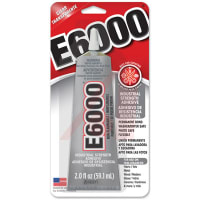 Eclectic Products E6000 MV, Industrial Strength Adhesive, 2 Oz (59.1ml), Clear, Non-Flammable