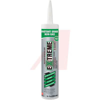 Eclectic Products Extreme Premium Sealant, Polyether, 10.1 oz (28.4g), Cartridge, White, Moisture Cure