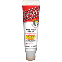 Eclectic Products Famowood Nail Hole Filler, 3.3 oz, Tube, Use on Drywall, Plaster and Wood