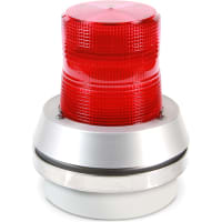 Edwards Signaling STDY BEACON W/HORN 120V AC RED