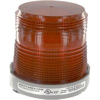 Edwards Signaling Visual Warning Device, Beacon, Steady-On Incandescent, Signal, Red, 120VAC Sup, 0.2A