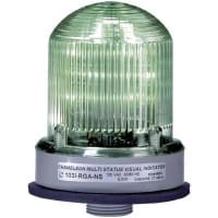 Edwards Signaling Visual Warning Device, Beacon, LED, Signal, Amber/Green/Red, 120VAC Sup, 45mA