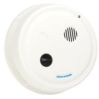 Edwards Signaling Smoke Detector, Ceiling/Wall Mount, 120 VAC/9 VDC, 517 Series