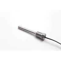 EI Sensor Technologies Thermistor Probe, Straight, 1/4-18 NPT, 10 kOhm, 1%, 150 degC, ETP Series