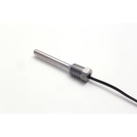 EI Sensor Technologies Thermistor Probe, Straight, 1/4-18 NPT, 10 kOhm, 1%, 105 degC, ETP Series