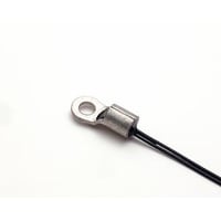 EI Sensor Technologies Thermistor Probe, Straight, #6 Ring Lug, 10 kOhm, 5%, PVC, 105 degC, ETP Series