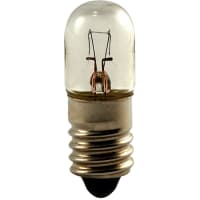 EIKO Lamp, T3 1/4Miniature Screw Base, E10, 14V, 0.2 Amps, 17.6 Lumens, 3000 Hours