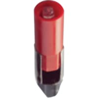 EIKO Lamp;LED;T-2;Slide Base 5(TS5);Red;Lens Clear;26V;450mcd;100Deg;30000Hrs