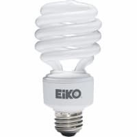 EIKO Lamp, Fluorescent, Spiral, Medium Screw (E26), 120V, 1600Lumens, 10000 Hrs