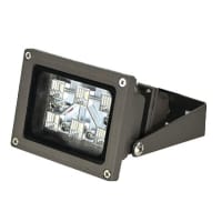 EIKO LED Floodlight Mini 15W - 1153LM, 5000K, Bronze, Narrow Beam, 120-277VAC