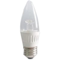 EIKO LED B11 120 Degree Beam, 5W - 325lm, dimmable, 2700K, 80+CRI, 120VAC E26