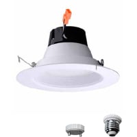 EIKO 3000K LED GEN4 Downlight Kit 6" 19W;750lm;Dimmable;2BD;120VAC;E26;GU24 Adapter