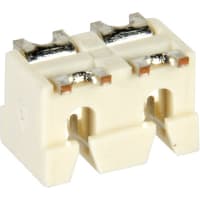 ELCO / AVX Conn, Rectangular, Surface Mount, IDC, 2 POS, 24 AWG, White