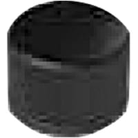 Electronic Hardware Corporation (EHC) Knob, instrument, control, round fine knurl, dia .72in, hole size .25in