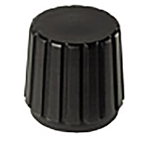 Electronic Hardware Corporation (EHC) Knob, instrument, control, round, dia .875in, hole size .25in