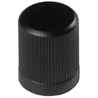 Electronic Hardware Corporation (EHC) Knob, instrument, control, round, gloss, dia .5in, hole size .25in