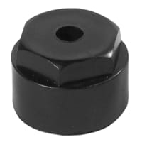 Electronic Hardware Corporation (EHC) Knob, instrument, control, shaft lock, dia .317in, hole size .125in