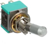 Electroswitch Inc. Switch PC Mount 6 A @ 125 VAC 3 A 250 VAC 6 A @ 28 VDC (Resistive)