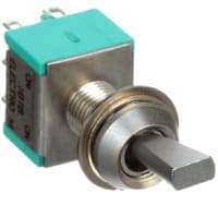 Electroswitch Inc. Switch, PC Mount, 6 A at 125 VAC, 3 A 250 VAC, 6 A at 28 VDC (Resistive), DPDT, 