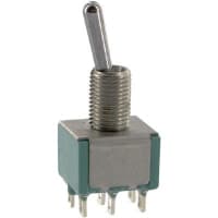 Electroswitch Inc. Switch PC Mount 6 A @ 125 VAC 3 A 250 VAC 6 A @ 28 VDC (Resistive)