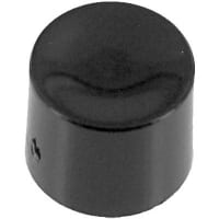 Electroswitch Inc. Cap, Pushbutton, Black, SPDT switch, Round, 0.312 in.