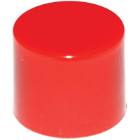 Electroswitch Inc. Cap, Button, Red, Gold Plated Copper, Gold Plated Copper, 0.250 in., SA1 Series