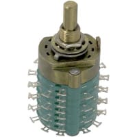 Electroswitch Inc. Switch, 0.250 in. Dia., 28 VDC/125 VAC, 0.5 A at 28 VDC, 0.3 A at 125 VAC, 04