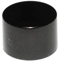 Electroswitch Inc. Cap, Pushbutton, Black, SA 1, 0.25 in., Round, 0.76 in.