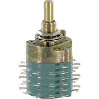 Electroswitch Inc. Switch, 0.250 in. Dia., 28 VDC/125 VAC, 0.5 A @ 28 VDC, 0.3 A @ 125 VAC, 06