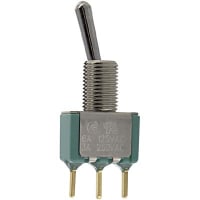 Electroswitch Inc. Switch Toggle PCB Mount 6 A @ 125 VAC&frasl 3 A @ 250 VAC (UL CSA)