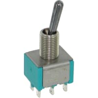 Electroswitch Inc. Switch PC Mount 6 A @ 125 VAC 3 A 250 VAC 6 A @ 28 VDC (Resistive)