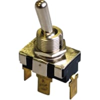 Electroswitch Inc. Switch, Toggle, Full Size Power, SPDT, (On)-Off-(On), Screw, 20A, 3/4 HP