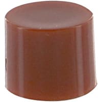 Electroswitch Inc. Cap, Pushbutton, Red, Diallyl Phthalate, 0.375 in., PB Series, Panel