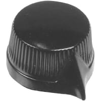 Electroswitch Inc. Pointer Knob With One Set Screw, Rotary, 0.125"x0.82"