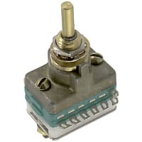 Electroswitch Inc. Switch, 28 VDC/125 VAC, 0.25/0.1 A, 2, 1, 2 to 6, DP, Non-Shorting, 30, Brass