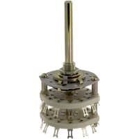 Electroswitch Inc. Switch, 0.250 in. Dia., 28 VDC/115 VAC, 2.25 A @ 28 VDC, 1.0 A @ 115 VAC, 04