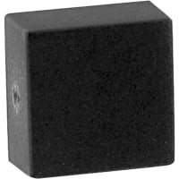 Electroswitch Inc. Cap, Pushbutton, Black, PS 1 to 11, 0.450 in., Square, 0.24 in.