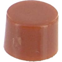 Electroswitch Inc. Cap, Pushbutton, Red, Diallyl Phthalate, Black Anodized, 0.200 in., W-KN Series