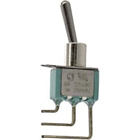 Electroswitch Inc. Switch, Toggle, PCB Mount, 6 A @ 125 VAC/3 A @ 250 VAC (UL, CSA), SPDT