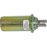 Electroswitch Inc. Solenoid, Tubular, Continuous, 12 VDC, 26 O.F., Pull, 2 Inch Length, 3/4-24