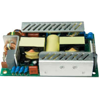 Elpac by Inventus Power Power Supply, AC-DC, 24V, 6.3A, 85-264V In, Open Frame, Pnl Mnt, Medical, MSA150 Series