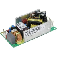 Elpac by Inventus Power Power Supply, AC-DC, 24V, 1.67A, 85-264V In, Open Frame, Pnl Mnt, Medical, MTA040 Series