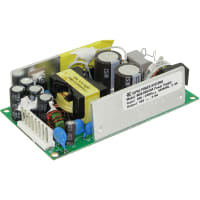 Elpac by Inventus Power Power Supply, AC-DC, 18V, 5.6A, 100-240V In, Open Frame, Pnl Mnt, Medical, MVA100 Series