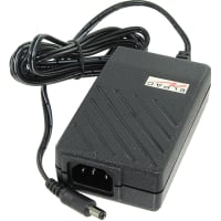 Elpac by Inventus Power Power Supply, AC-DC, 24V, 1.25A, 100-240V In, Enclosed, Desktop, 30W, FW30 Series