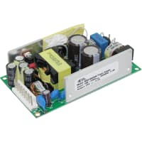 Elpac by Inventus Power Power Supply, AC-DC, 24V, 4.2A, 100-240V In, Open Frame, Pnl Mnt, Medical, MVA100 Series